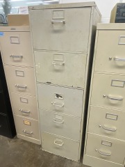 Vintage Super Filer Five Drawer Filing Cabinet