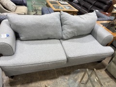 Light Grey Tweed Sofa