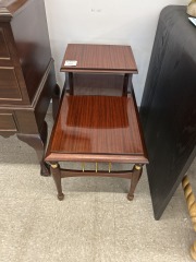 Vintage 2 Tier End Table
