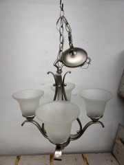 Monrovia 4 Light Brushed Nickel Chandelier