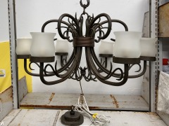 Rustic Artisanal 6 Light Chandelier