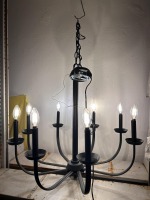 Kichler Kennewick 8 Light Black Chandelier
