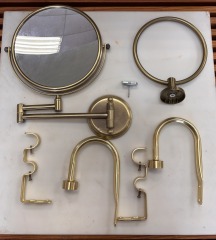 Wall Mounted Makeup Mirror Set
