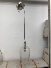 allen + roth Brushed Nickel Pendant