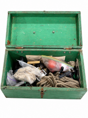 Fishing Chest & Gear Lot