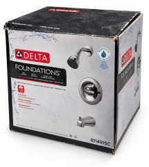 Delta Foundations Tub And Shower Kit