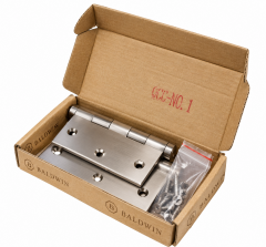 Baldwin Brushed Nickel Door Hinges