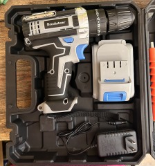Brookstone 21V Cordless Drill Set