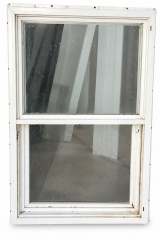 White Double Hung Window