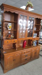 'Ethan Allen' Maple China Cabinet