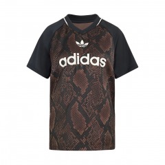4291 P7 | ADIDAS Snake Print Satin Jersey