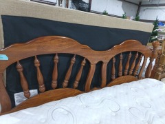King headboard & frame 3694