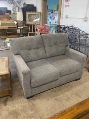 Grey Comfy Loveseat