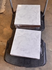 Marble Look Ceramic Tile 12 1\/4\
