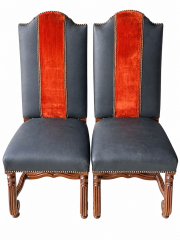 Spanish Colonial Chair Set \/ 2 Chairs