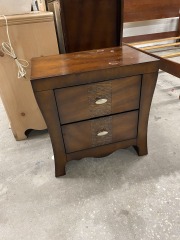 Modern Dark Wood Nightstand