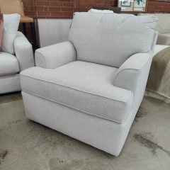 Local Manufacturer Light Grey Accent Chair