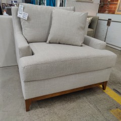 Local Manufacturer Tweed Chair And A Half Accent Chair