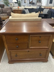 Cherry Oversized File Cabinet