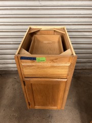 Small Amber Cabinet Left