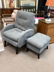 Armchair + Ottoman