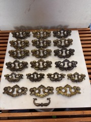 Vintage Ilco Unican Inc. Brass Drawer Pulls