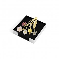4340 BLK7 | MICHAEL ARAM Wildflowers Cocktail Napkin Holder