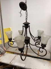 Oil Rubbed Bronze 5 Light Chandelier