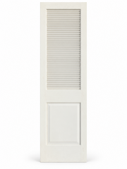White Louvered Closet Door