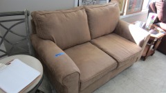 Suede Love Seat
