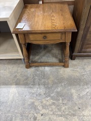 Wood End Table
