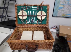 VINTAGE PICNIC BASKET - MADE IN ENGLAND