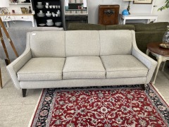 Grey Tweed 3 Seat Sofa