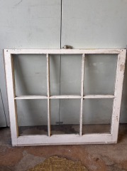 Antique Wood Window 31 3\/4\