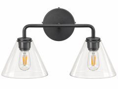 matte black vanity light
