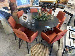 8 Ligne Roset Vik Dining Chairs