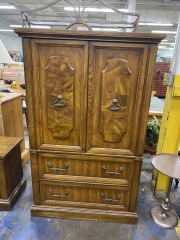 Floral Cozy Cottage Armoire