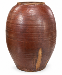 Antique Glazed Storage Jar