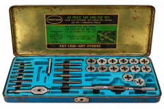 Antique 40pc Tap And Die Set
