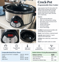 Crock-Pot Programmable Slow Cooker
