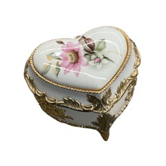 Vintage Porcelain Musical Trinket Box