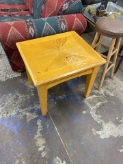 Solid Real Wood Side Table