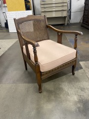 Cool Vintage Cane Back Armchair