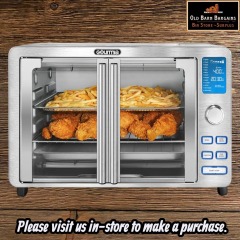 Gourmia 9-Slice Digital Air Fryer Oven with 14 One-Touch Cooking Functions and Auto French Doors MSRP $159.99