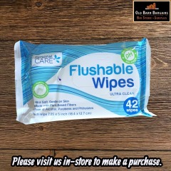 PERSONAL CARE FLUSHABLE WIPES 42 COUNT